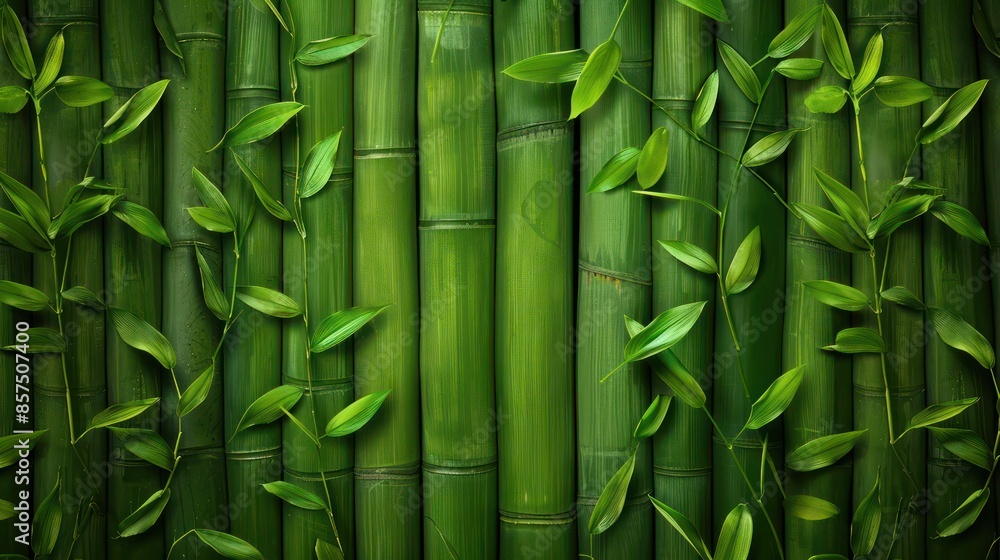 Obraz premium Bamboo forest in the morning