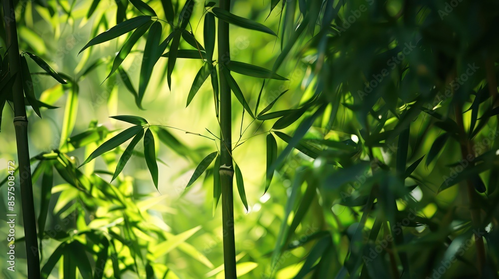 Fototapeta premium Bamboo forest in the morning