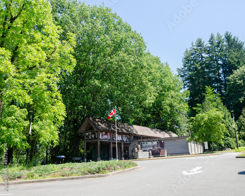 Fort Langley Waterfront on the banks of the Fraser River, Langley, Canada, BC.