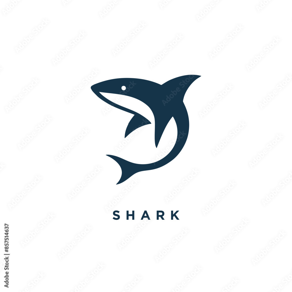 shark logo design concept icon symbol template shark logo design concept icon symbol template