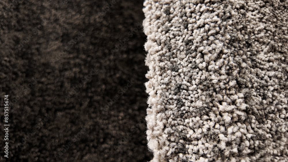 Fototapeta premium Gray carpet texture background close up