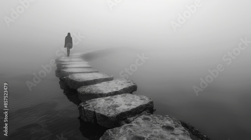 Amidst the silence, echoes of effort reverberate. The journey begins with a single step.