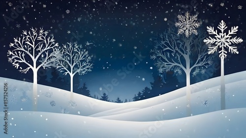 Wallpaper Mural  A whimsical winter scene infused with a pink Christmas gradient. Torontodigital.ca