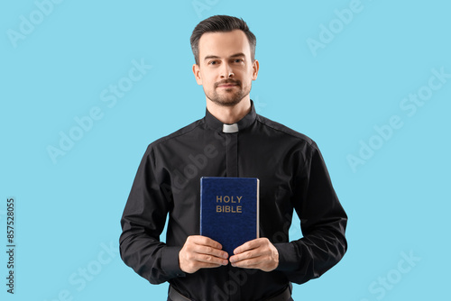 Portrait of male priest wit...
