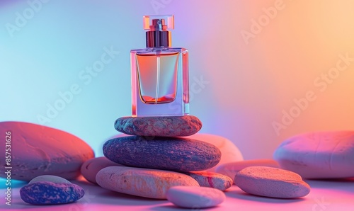 Pastel Color Rocks Stacked ...