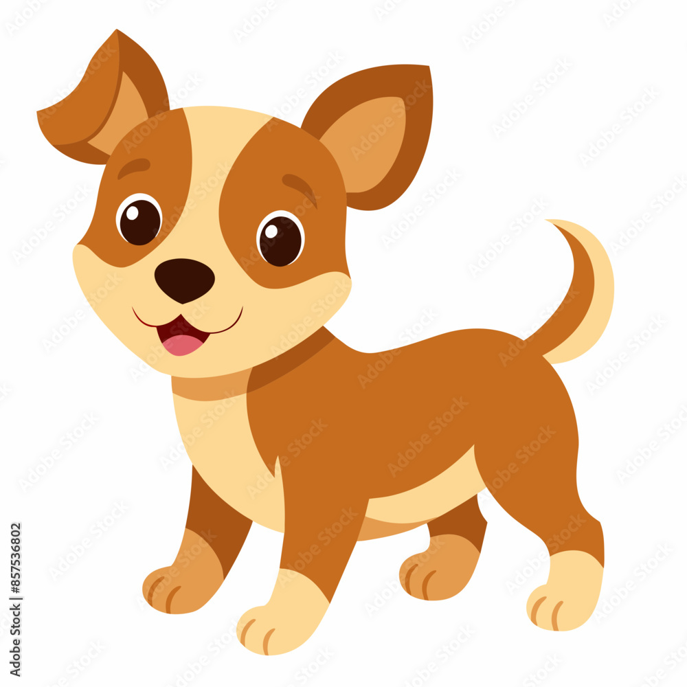 Adorable Puppy Vector Illustration: Capturing Playfulness in Art Adorable Puppy Vector Illustration: Capturing Playfulness in Art