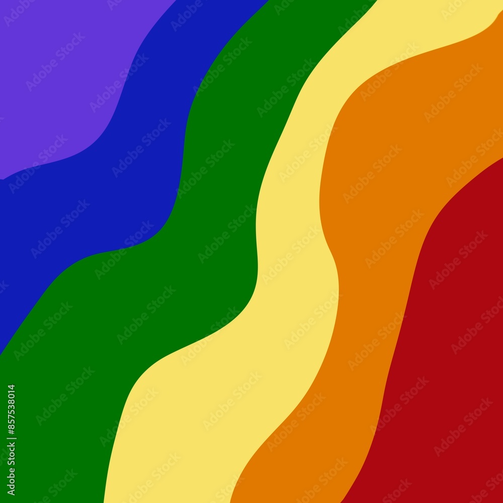 Effect of waved painting of LGBT sign. Effect of waved painting of LGBT sign.