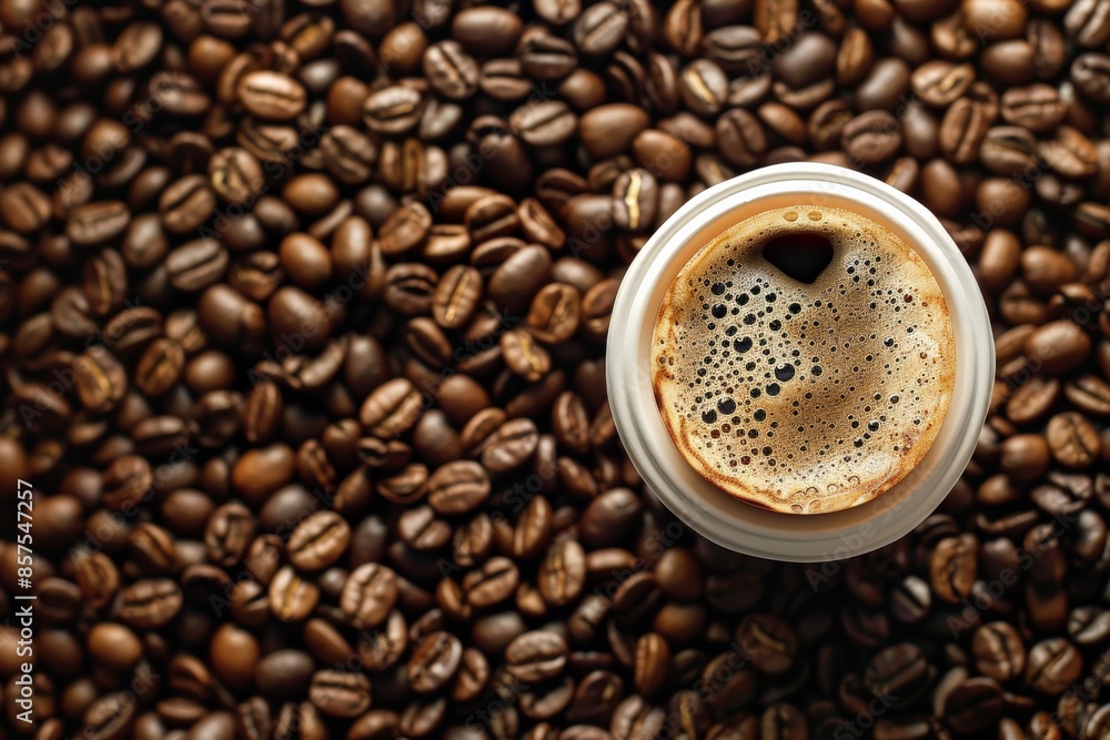 Fototapeta premium Takeaway Coffee Cup in Urban Setting