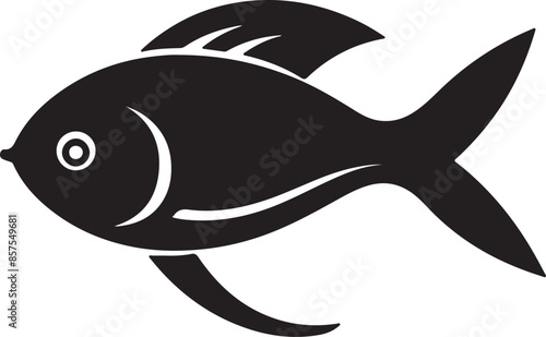 Set of the Fish silhouette
