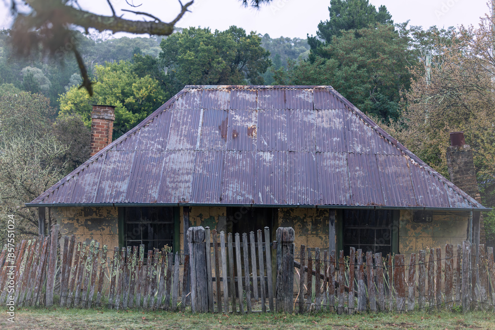 Old building in the historic gold mining town of Hill End NSW Old building in the historic gold mining town of Hill End NSW