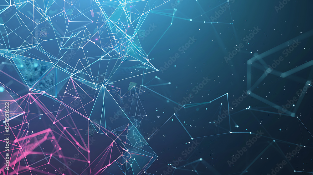 Vibrant Abstract Technology Network Background Vibrant Abstract Technology Network Background