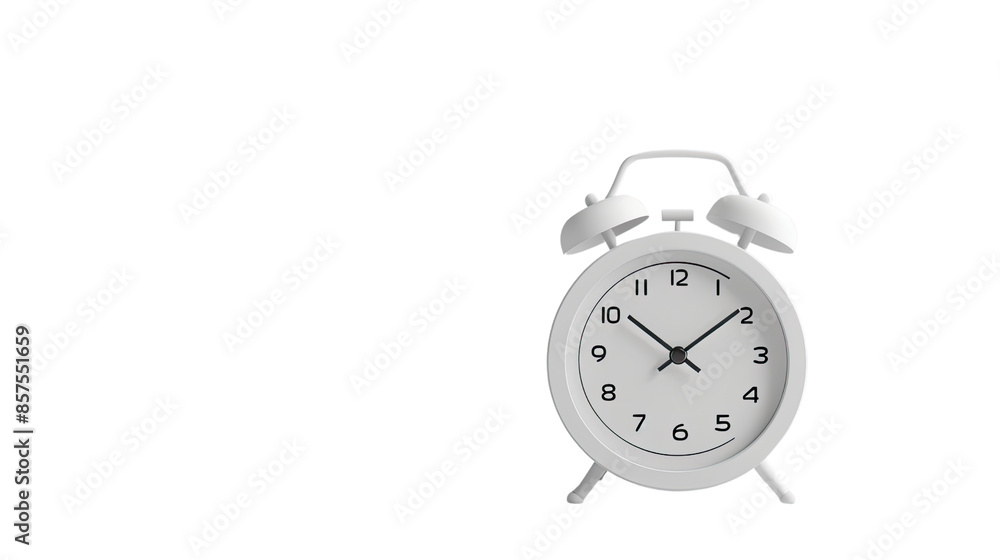 Alarm clock on a transparent background Alarm clock on a transparent background