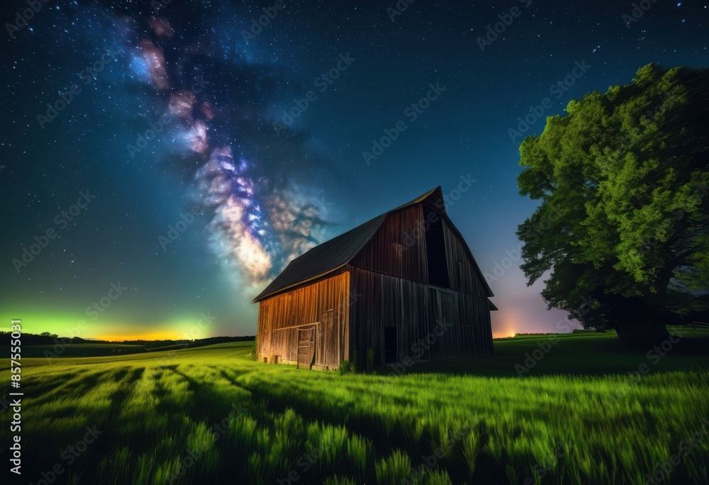 vivid starry night sky above quaint countryside barn, stars, rural, area, farm, building, structure, architecture, colorful, scenic, picturesque, tranquil vivid starry night sky above quaint countryside barn, stars, rural, area, farm, building, structure, architecture, colorful, scenic, picturesque, tranquil