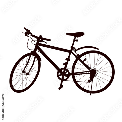 シンプルな自転車（スポーツバイク）のシルエット