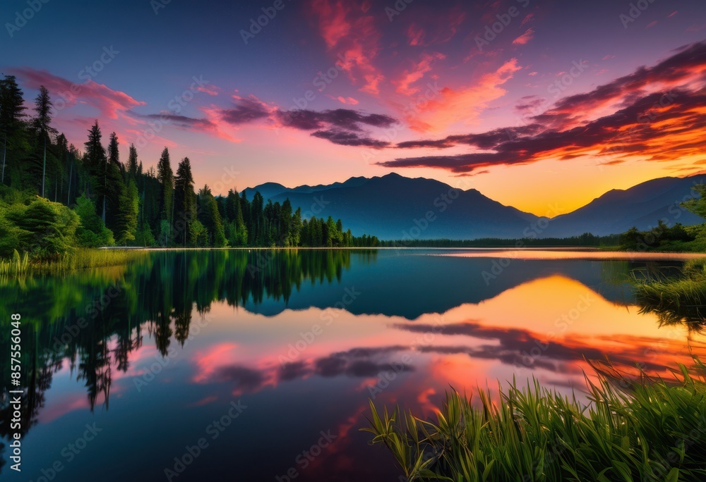 tranquil lake sunset reflecting water calm scenery nature, serene, pond, peaceful, reflection, sundown, landscape, idyllic, tranquility, calmness, sunrise, still tranquil lake sunset reflecting water calm scenery nature, serene, pond, peaceful, reflection, sundown, landscape, idyllic, tranquility, calmness, sunrise, still