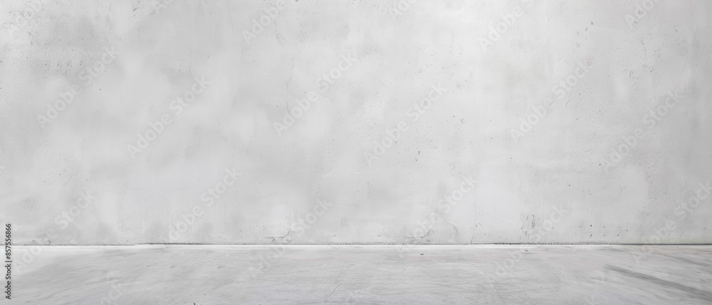 Abstract grey concrete wall, light grey plaster texture background, white stucco in room interior. Concept of structure, stone, space, building, mockup.
