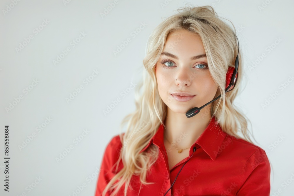 Professional Woman with Headset Professional Woman with Headset