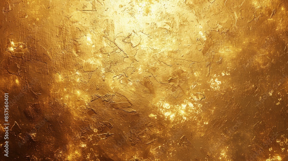 A gold background with a lot of light shining on it. Generate AI image A gold background with a lot of light shining on it. Generate AI image