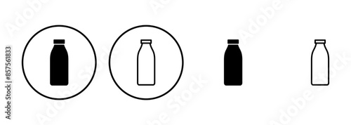 Bottle icon set. bottle vector icon