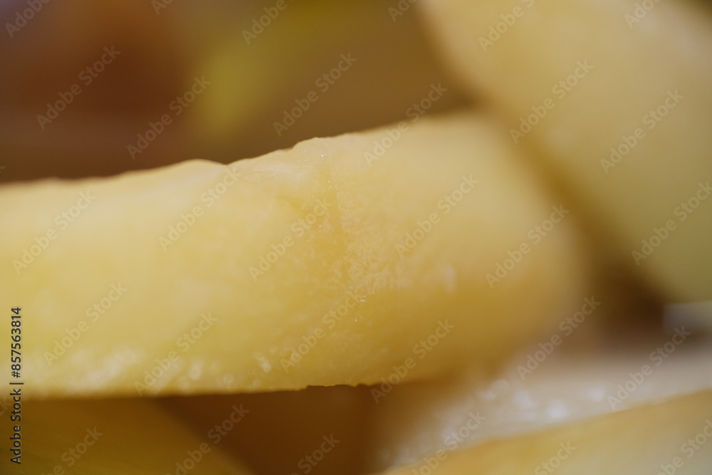 Macro shot of mango pickles contain maggot Macro shot of mango pickles contain maggot