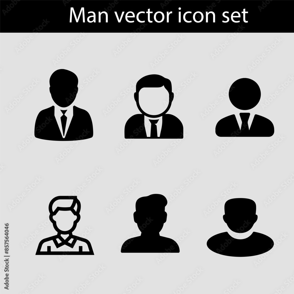 Avatar User, Portrait or Person Head. Vector illustration of Icons
Avatar User, Portrait or Person Head. Vector illustration of Icons