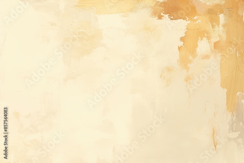 Abstract Beige and Yellow Paint Texture