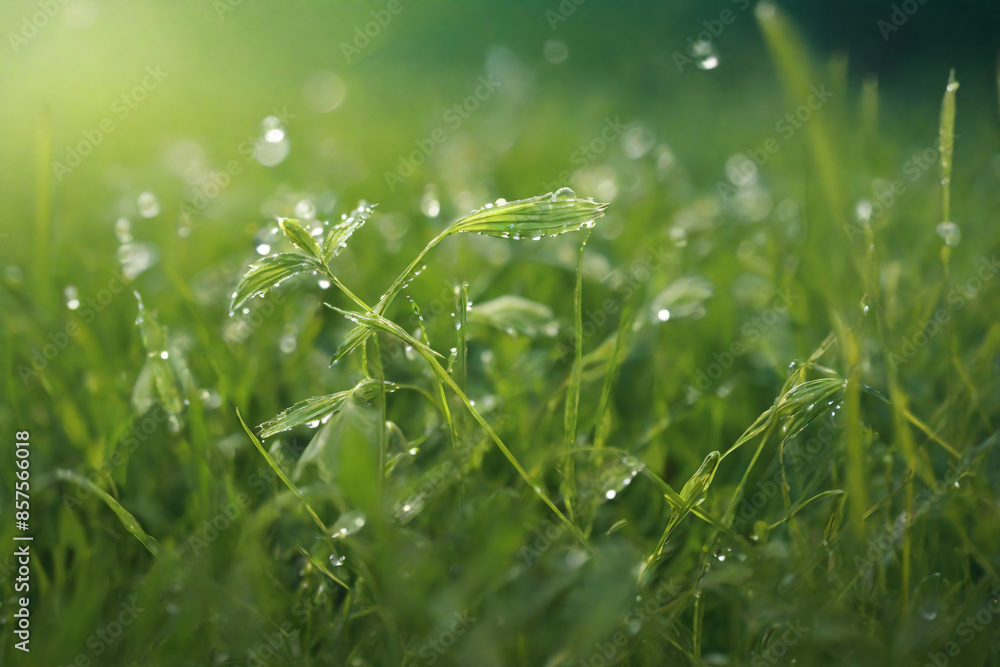 landscape banner of a grass nature  fresh for background