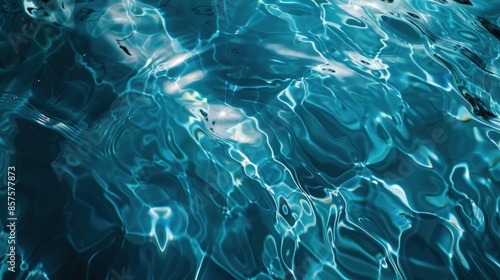 A body of water with ripples and waves, creating a serene and calming atmosphere. Generate AI image