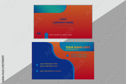 Realistic Business card , Minimal Business card ,Business card design template, Clean professional business card template, visiting card, Creative and Clean Business Card Template business card,templa
