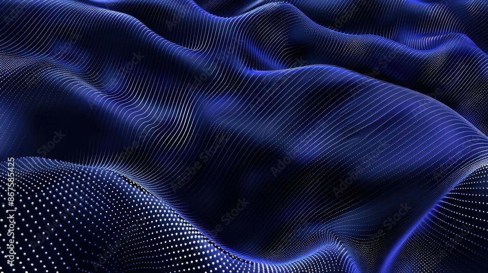 A blue and purple image of a mountain range with a lot of dots. Generate AI image A blue and purple image of a mountain range with a lot of dots. Generate AI image