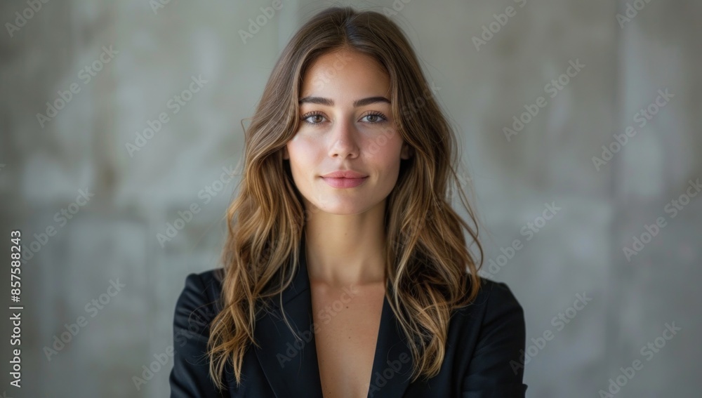 With precision and poise, the 35-year-old executive presents the product, her gestures deliberate against the clean studio backdrop, exuding confidence and expertise. With precision and poise, the 35-year-old executive presents the product, her gestures deliberate against the clean studio backdrop, exuding confidence and expertise.