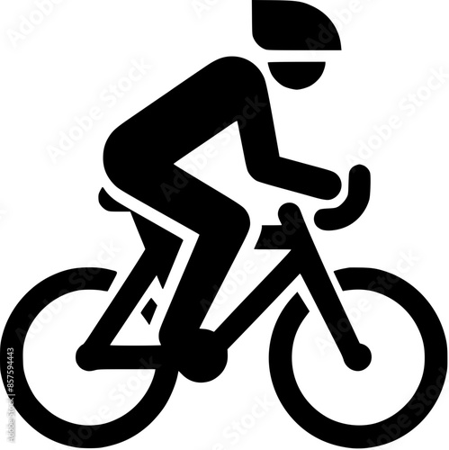 bike vector icon Generative AI