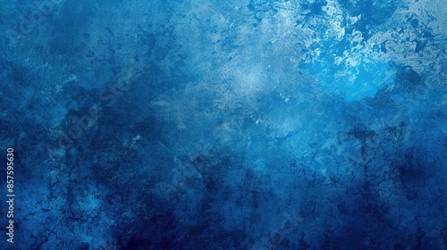 A blue background with a splash of white. Generate AI image