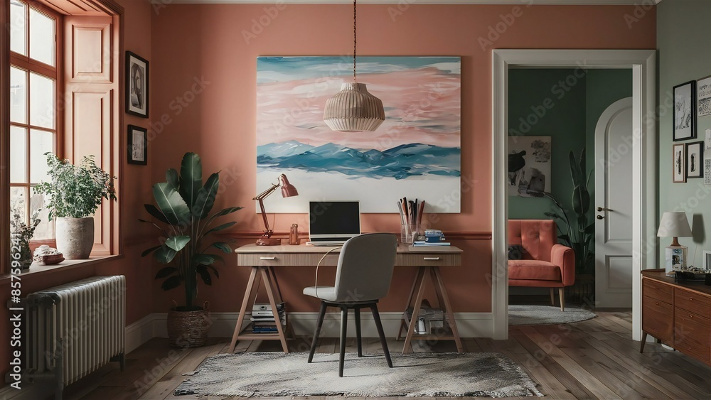 Fototapeta premium living room interior