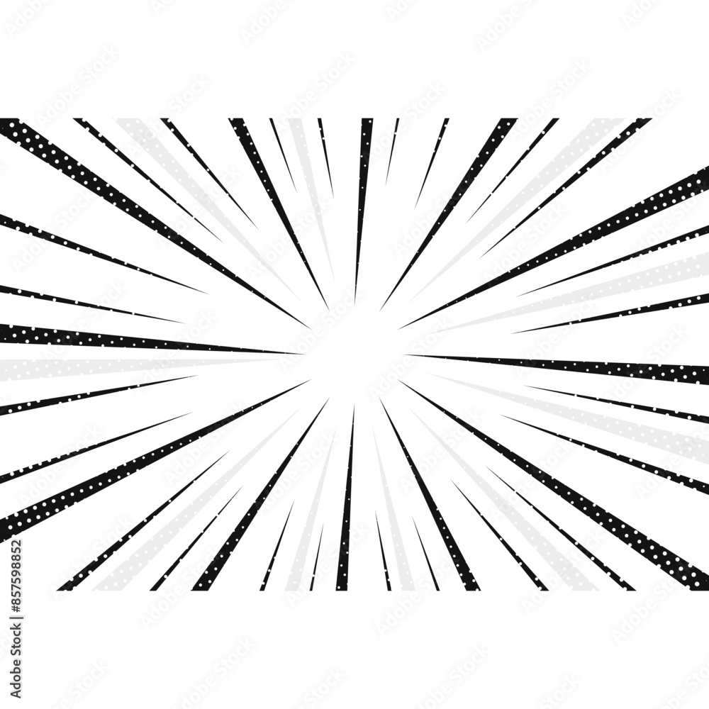 Obraz premium Comic Action Speed Frame