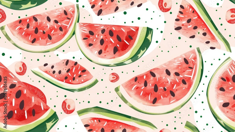 Watermelon Summer Pattern Watermelon Summer Pattern