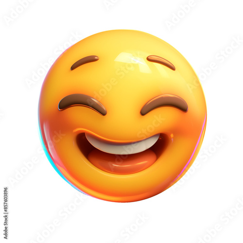 Laughing emoji expression
