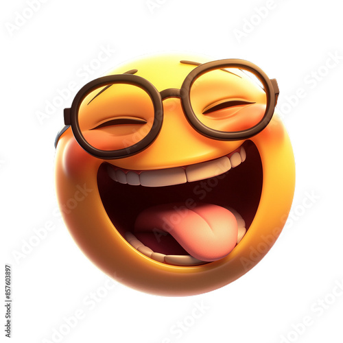 Laughing emoji expression