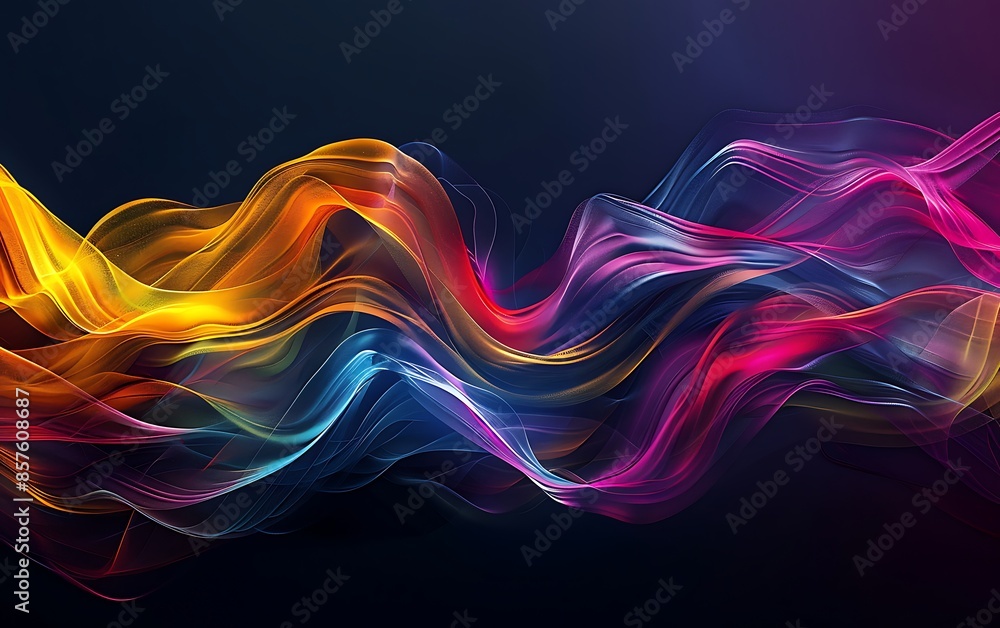 Abstract Flowing Colors Abstract Flowing Colors
