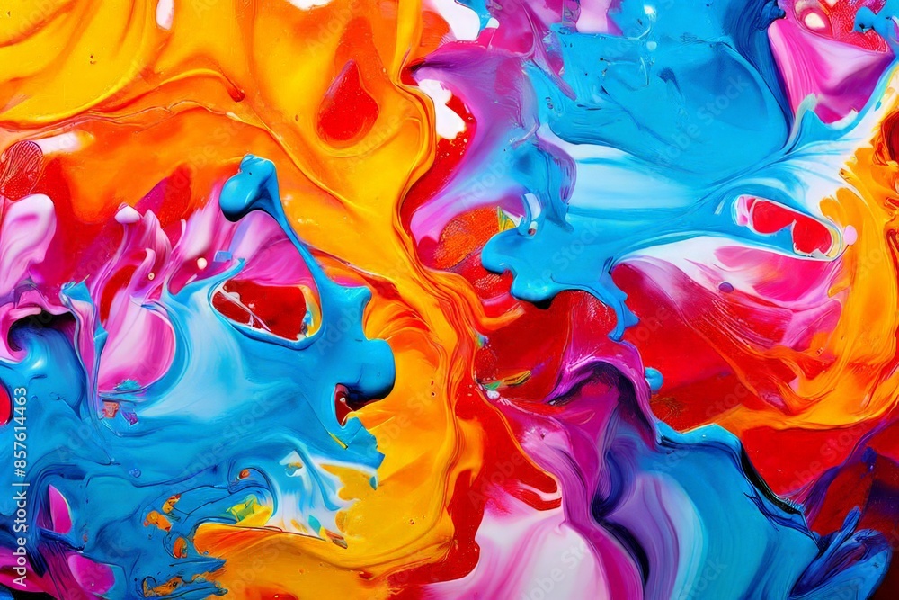 AI Image Generator, abstract acrylic paint texture, background AI Image Generator, abstract acrylic paint texture, background