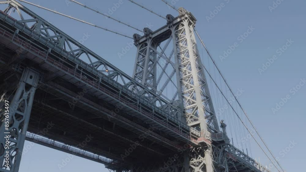 Brooklyn's Williamsburg Bridge at sunrise Brooklyn's Williamsburg Bridge at sunrise