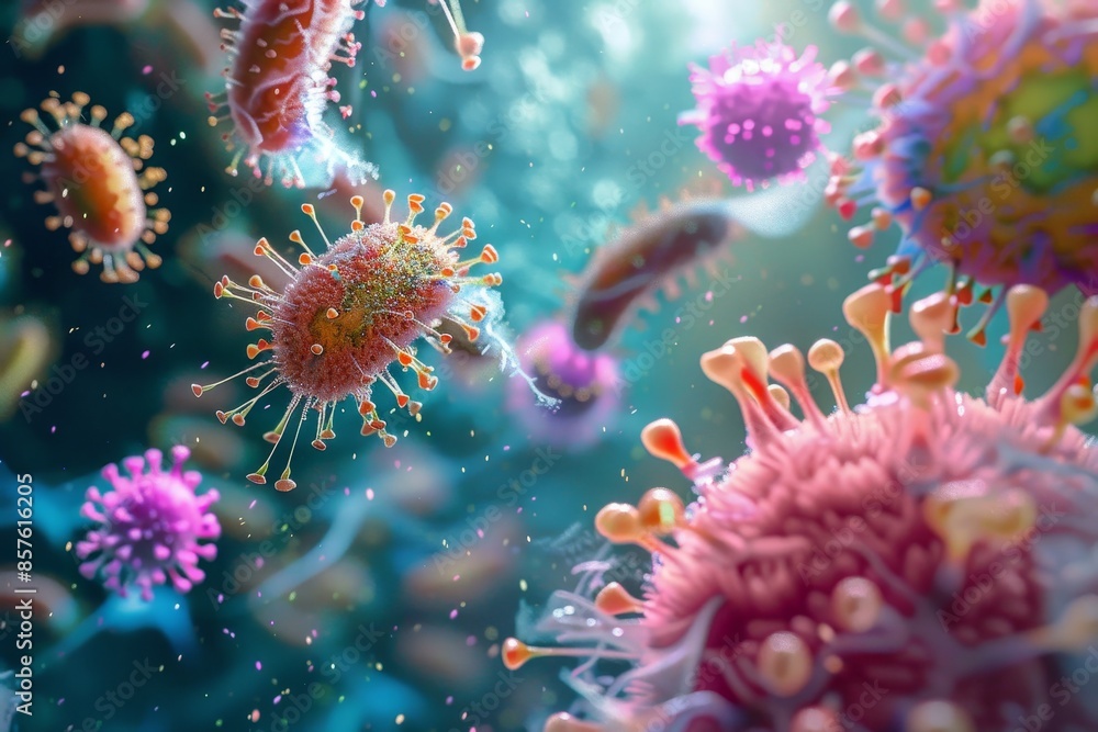 Portraying bacterial infections: dynamic imagery of viruses and bacteria Portraying bacterial infections: dynamic imagery of viruses and bacteria