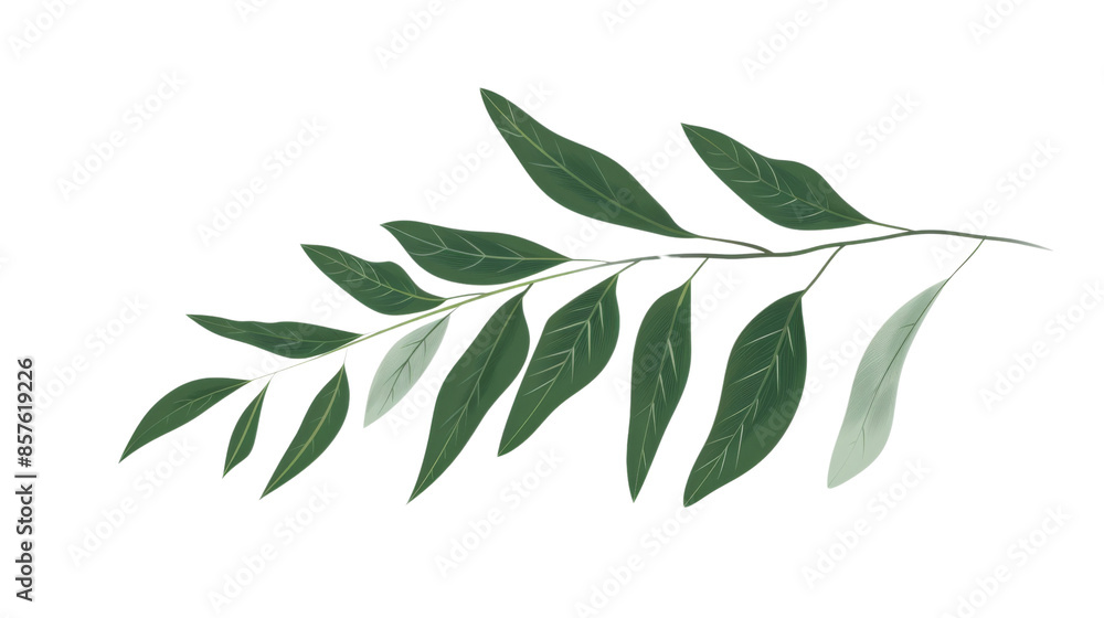 Digital illustration of green olive branch with multiple leaves, perfect for nature-themed designs, botanical projects, and artistic purposes. Isolated on transparent background. Digital illustration of green olive branch with multiple leaves, perfect for nature-themed designs, botanical projects, and artistic purposes. Isolated on transparent background.