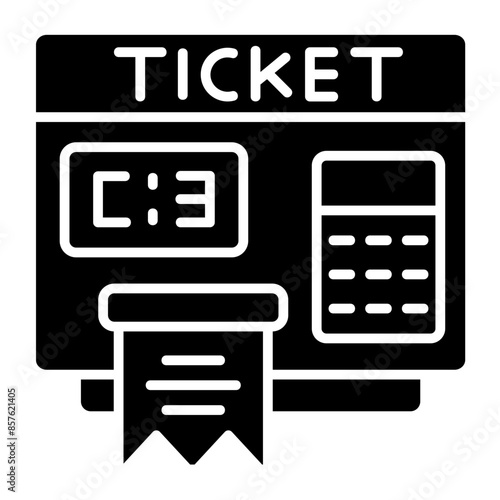 Ticket Machine Icon