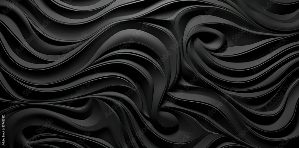 design black background with a lot of curves design black background with a lot of curves