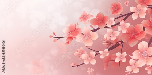 invitation background featuring a variety of pink and white flowers, including small and large blooms, set against a pink wall
