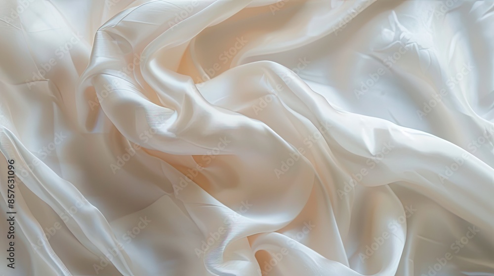 Obraz premium Soft silk textures in serene elegance