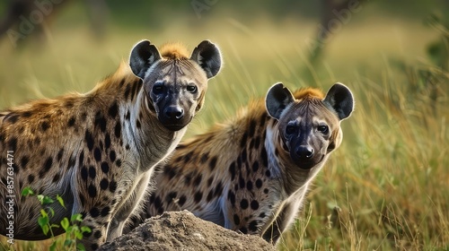 Spotted hyena (Crocuta crocuta) in Kenya, Africa photo