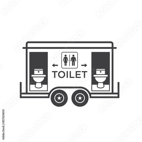 public toilet portable, toilet public trailer.