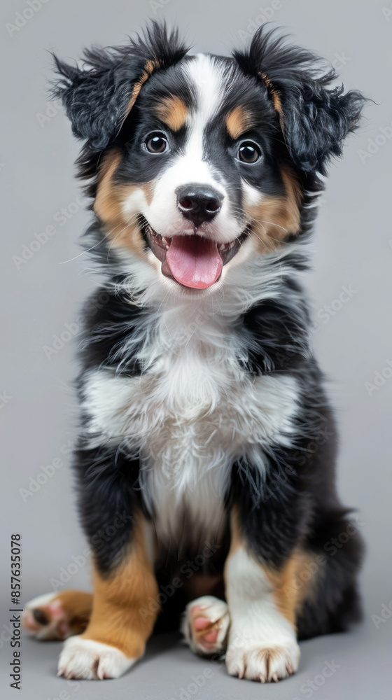 funny hungry australian shepherd puppy dog ,isolated white background
funny hungry australian shepherd puppy dog ,isolated white background